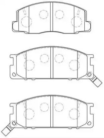 Комплект тормозных колодок AISIN A1N083